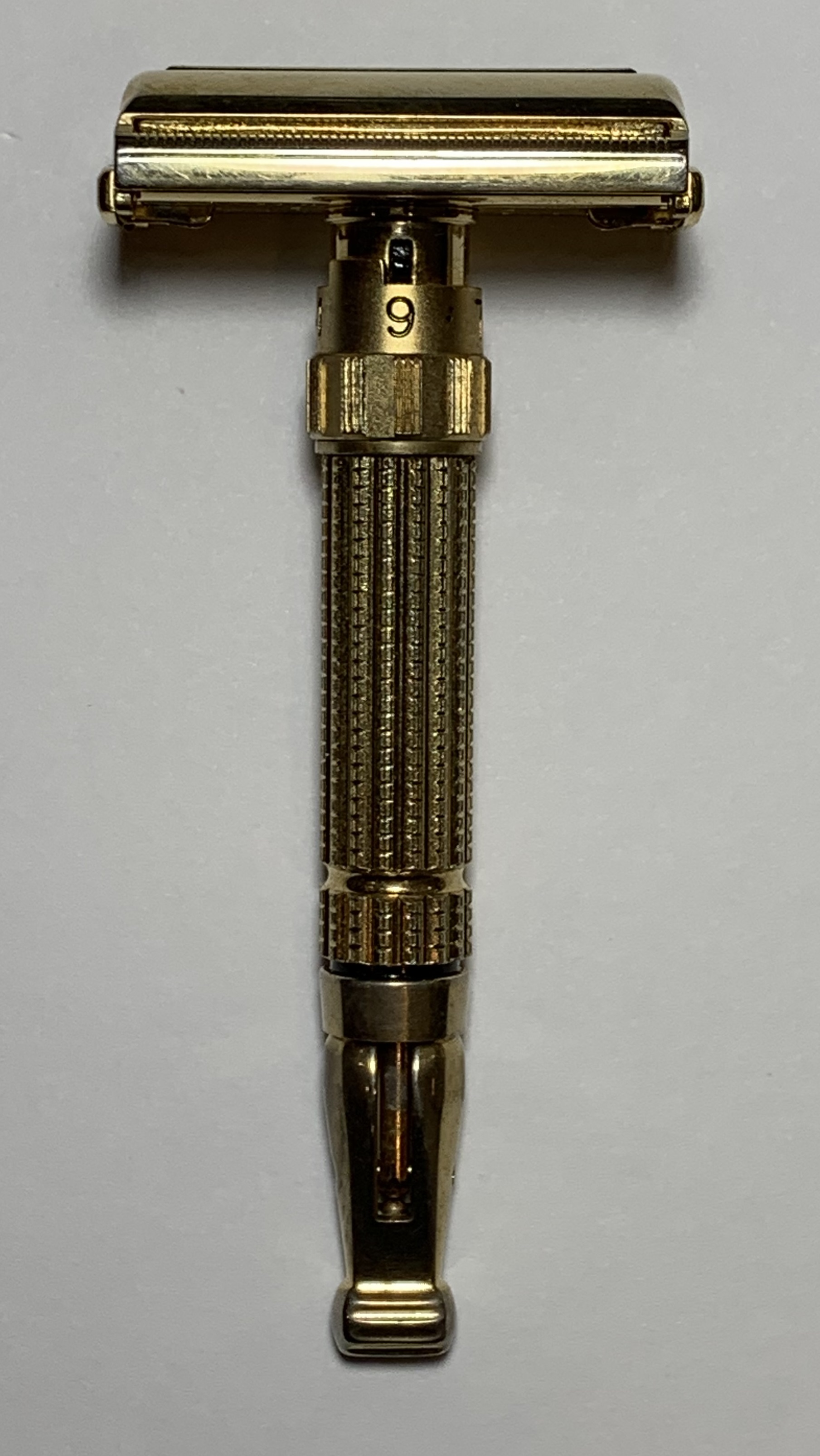 Chrome Toggle Gold - Gillette Adjustable Razors