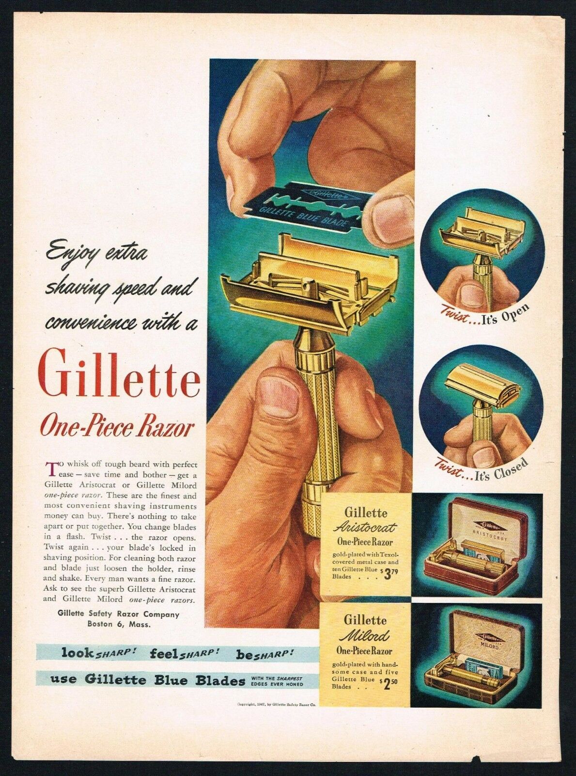 1940's Advertisement Touting the TTO mechanism