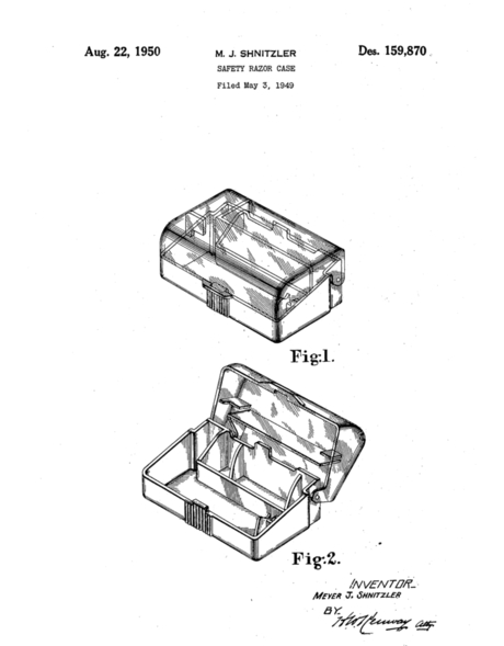 Plastic Razor Case (1949)