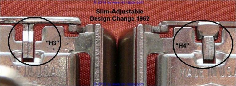 Slim (Standard) - Gillette Adjustable Razors