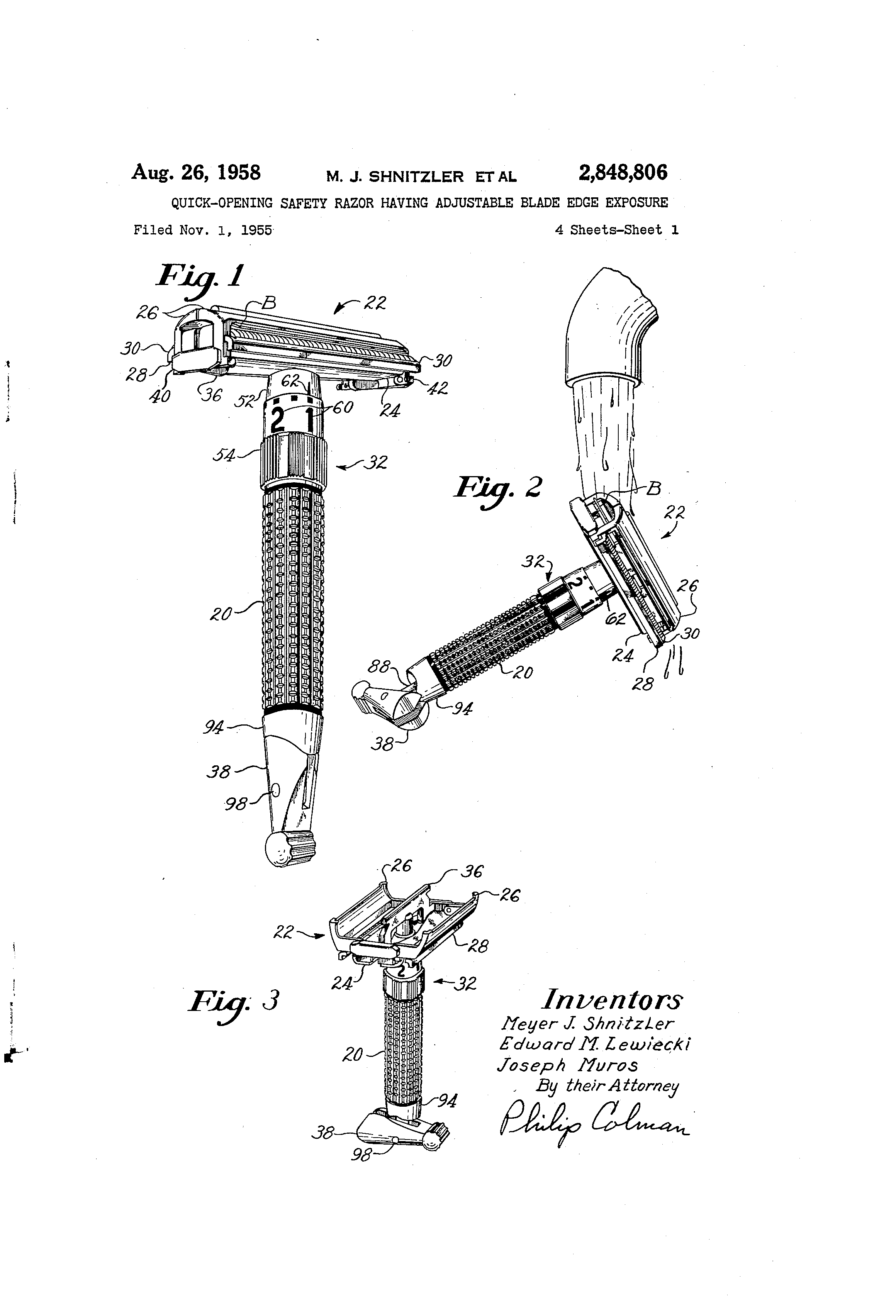 1st Adjustable Gillette (1955)