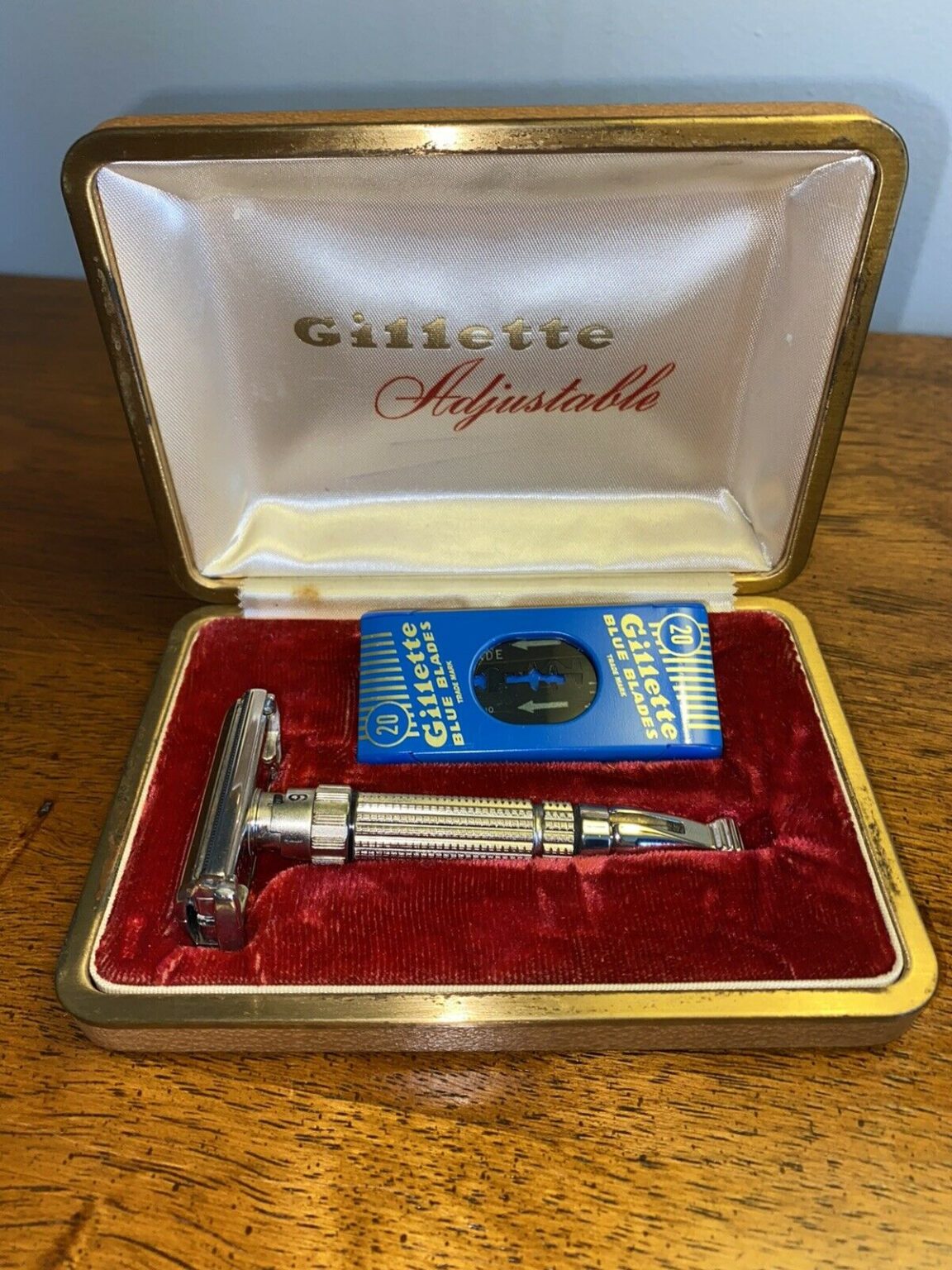 Chrome Toggle Nickel - Gillette Adjustable Razors